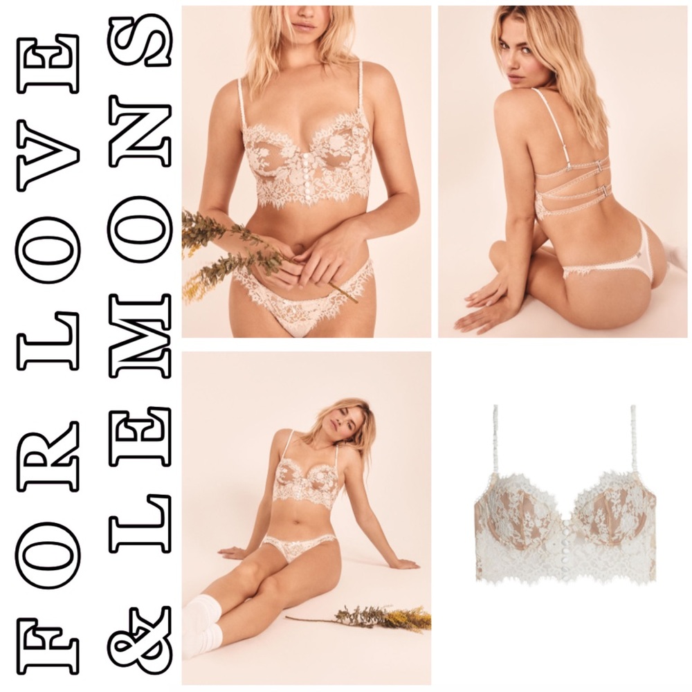 🍋For Love & Lemons💕🍋 Faye Lace Underwire Bra